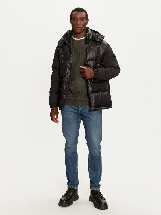 Brave Soul Brave Soul Зимно яке MJK-BUXTON Черен Regular Fit
