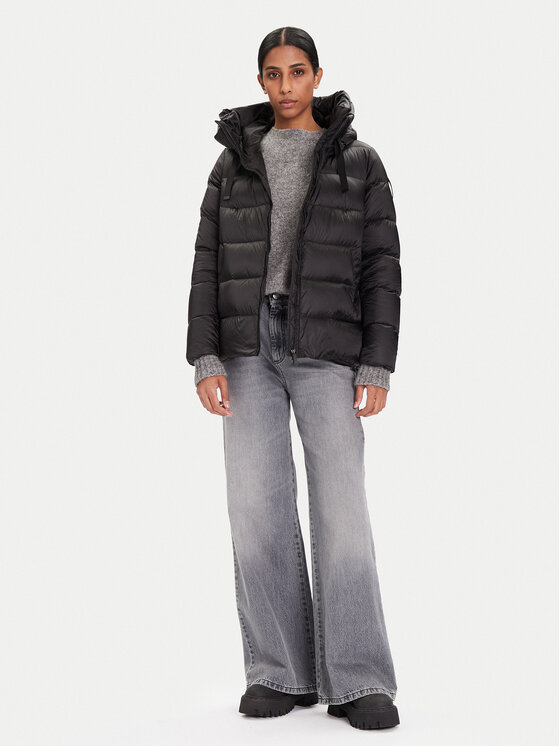Bomboogie Bomboogie Kurtka puchowa Rome GW6012TDLC5 Czarny Regular Fit