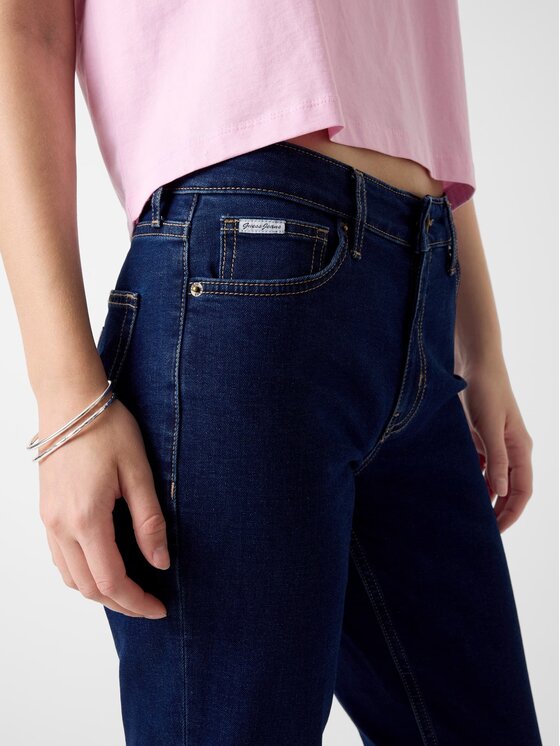 Guess Jeans Guess Jeans Jeansy 180401 Modrá Straight Fit