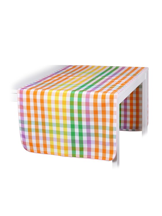 Roseberry Home Roseberry Home Bieżnik Rainbow Gingham Kolorowy