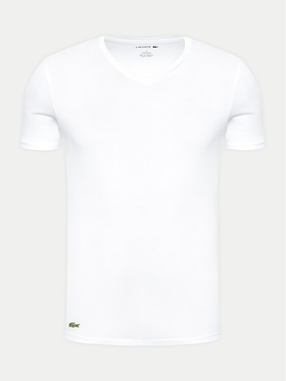 Lacoste Lacoste Súprava tričiek TH3374 Biela Slim Fit