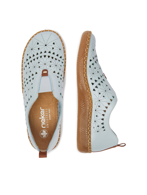 Rieker Rieker Pantofi CEO-N2452-10 Albastru deschis