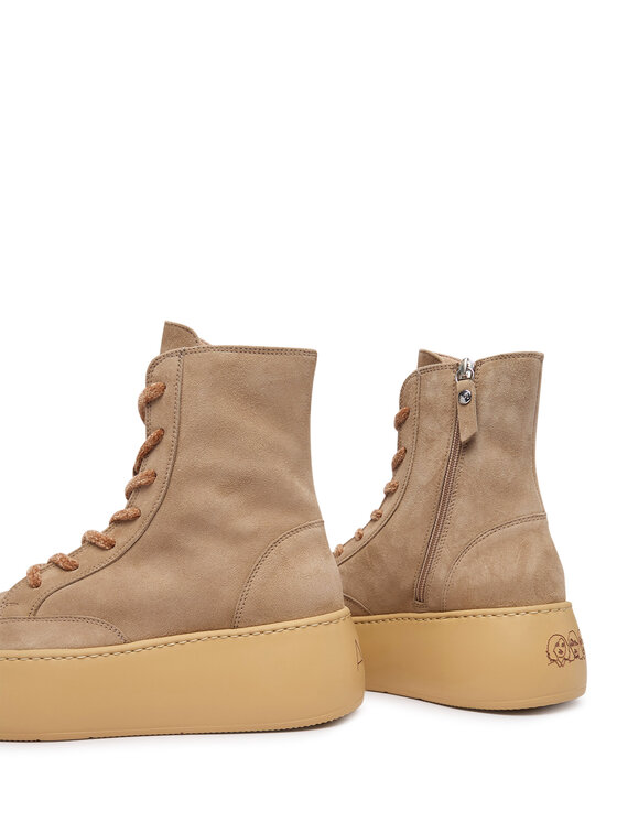AGL AGL Šnurovacia obuv Vibe Lowboot D946512PJV Béžová