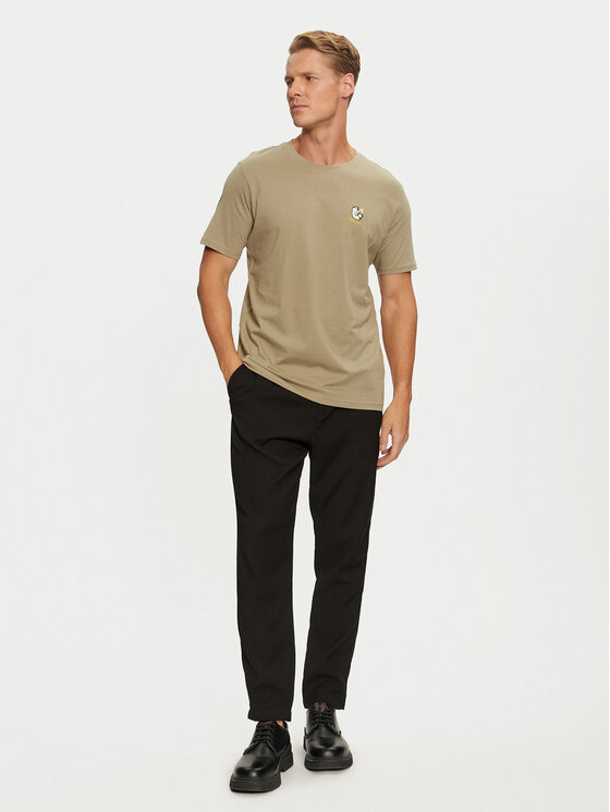 Lindbergh Lindbergh T-krekls 30-400235 Zaļš Relaxed Fit