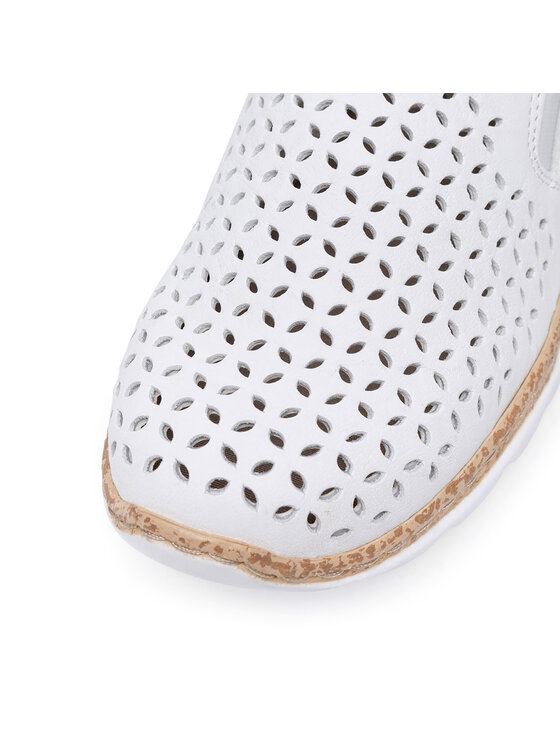 Rieker Rieker Halbschuhe N4251-80 Weiß