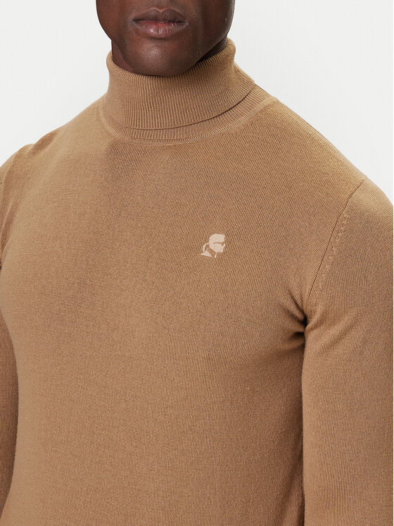 KARL LAGERFELD KARL LAGERFELD Golfas 655058 554399 Smėlio Regular Fit