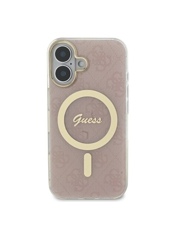 Guess Guess Etui na telefon iPhone 16 Różowy