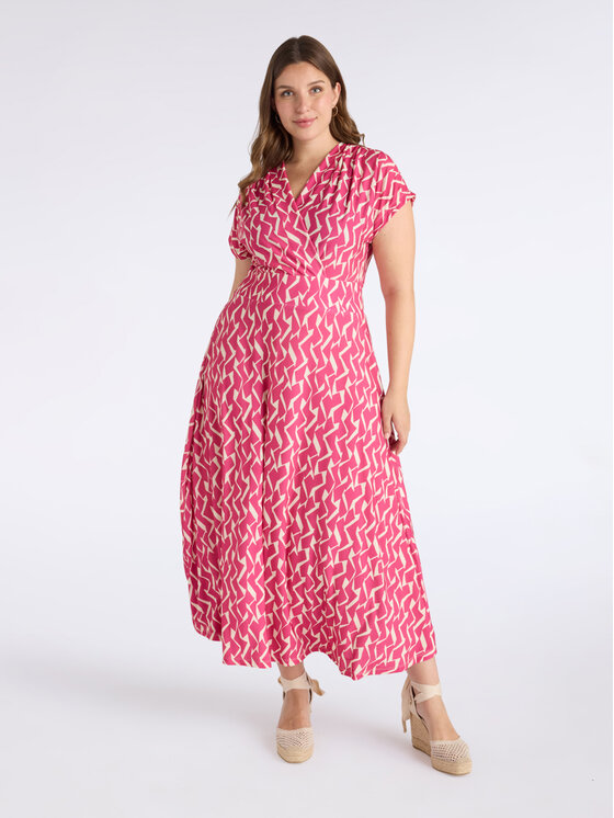 Fiorella Rubino Fiorella Rubino Sukienka wieczorowa 7009L001176N0S9 Różowy A-Line Fit