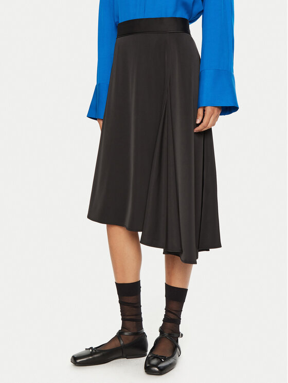 2NDDAY 2NDDAY Midi sijonas Barrah 2245150279 Juoda Regular Fit