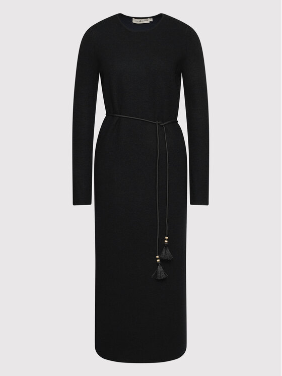 Tory Burch Tory Burch Трикотажна сукня 86261 Чорний Regular Fit