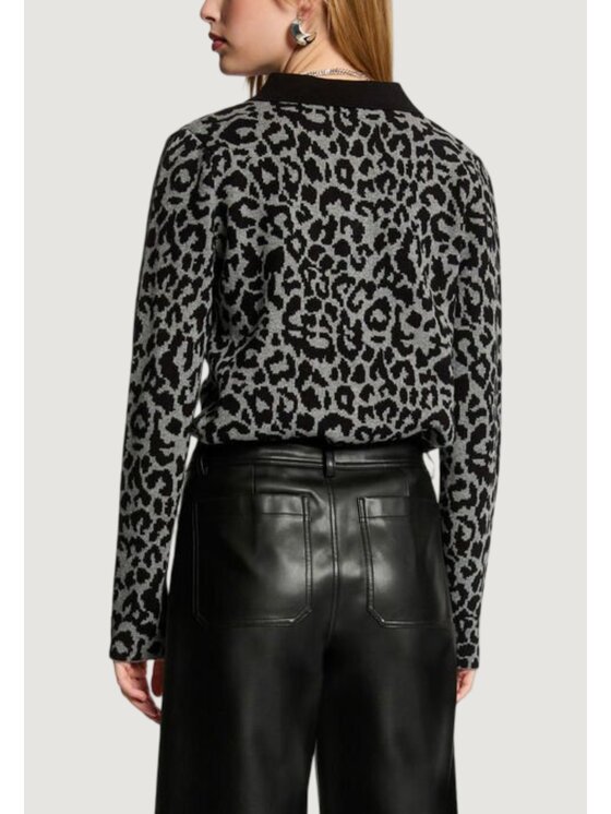 Morgan De Toi Morgan De Toi Cardigan 252-MBOLEO Grigio Casual Fit