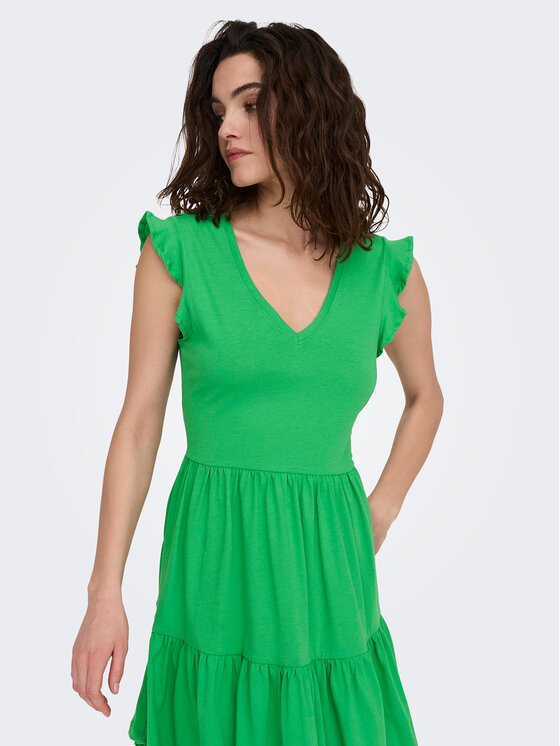 ONLY ONLY Vestito estivo May 15226992 Verde Regular Fit