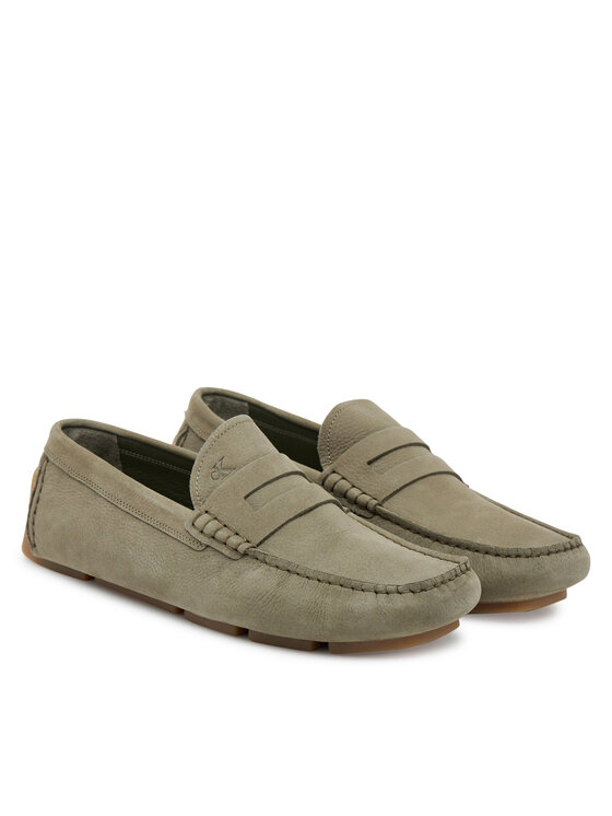 Calvin Klein Calvin Klein Мокасини Driver Penny Nu HM0HM01866 Зелений