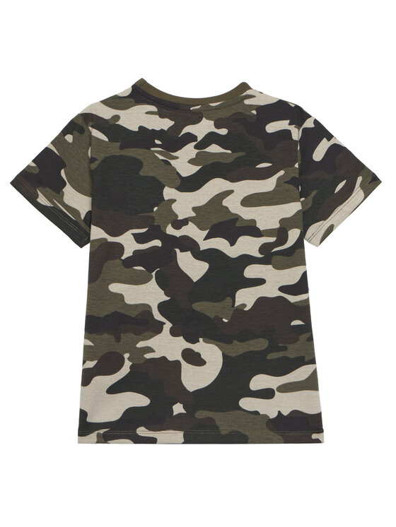 Guess Guess T-krekls L5YI19 K8HM4 Haki Regular Fit