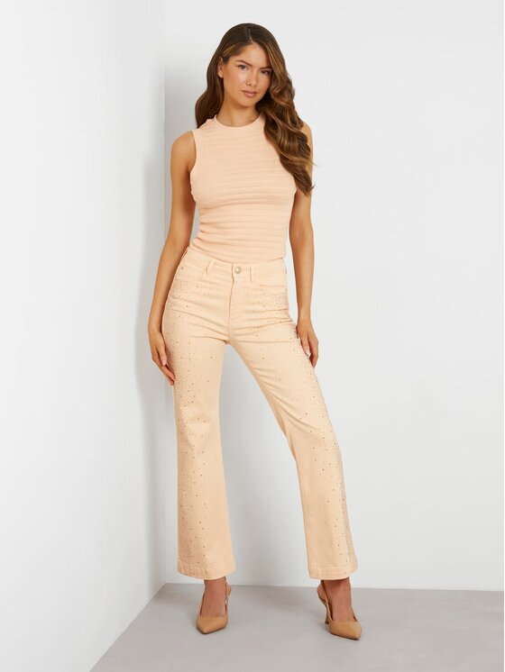 Guess Guess Jeansy 162393 Oranžová Flared Fit
