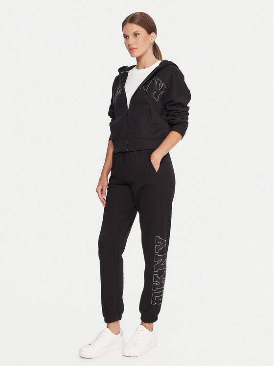 DKNY Sport DKNY Sport Pantaloni trening DP5P3737 Negru Regular Fit