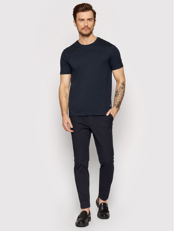 BOSS Boss Majica Tessler 150 50468395 Mornarsko modra Slim Fit