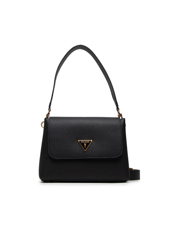Guess Guess Ročna torba Downtown Chic Flap Shldr Bag HWVB83 85190 Črna