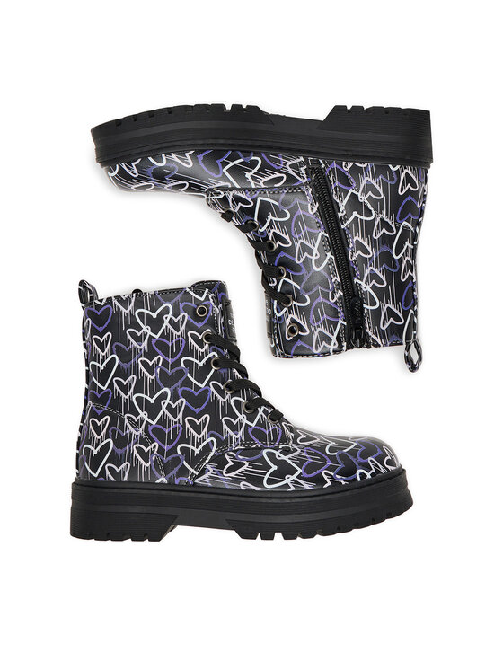 DeeZee DeeZee Schnürstiefeletten CEO-AVO-2208-021 Schwarz