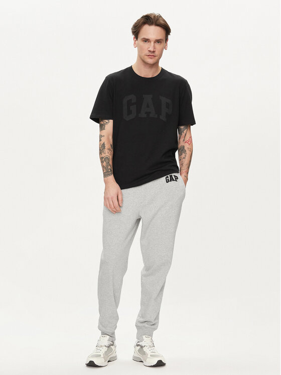 Gap Gap T-Shirt 856659-10 Czarny Regular Fit