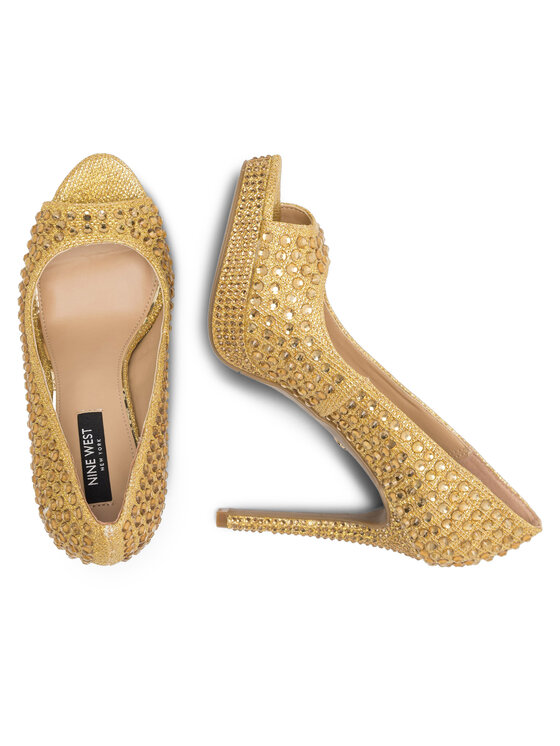 Nine West Nine West Pantofi cu toc subțire MAIRA SY8020-9NW Auriu