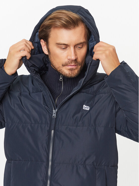 Lee Lee Kurtka zimowa 112322399 Granatowy Regular Fit
