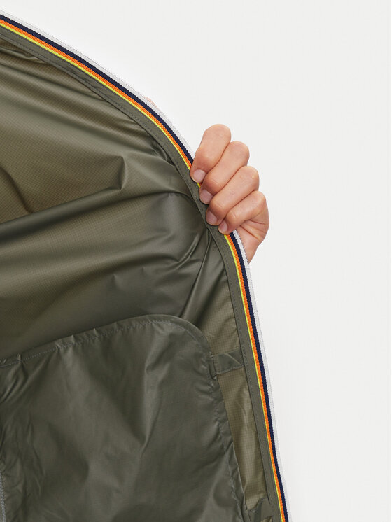 K-Way K-Way Windjacke Le Vrai 3.0 Claude K004BD0 Grün Regular Fit