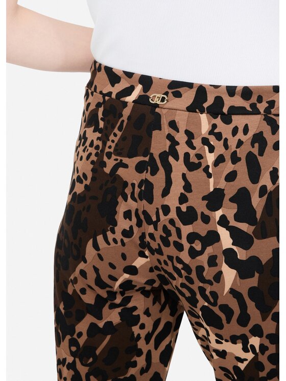 Liu Jo Liu Jo Pantaloni di tessuto TF5127JS182M9701 Marrone Slim Fit