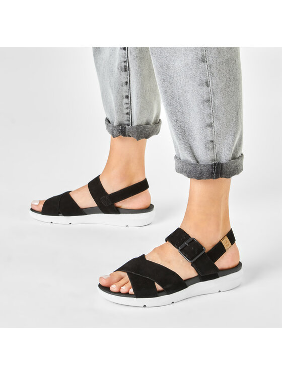 Timberland Timberland Sandale Wilesport Lthr Sandal TB0A27T60151 Crna