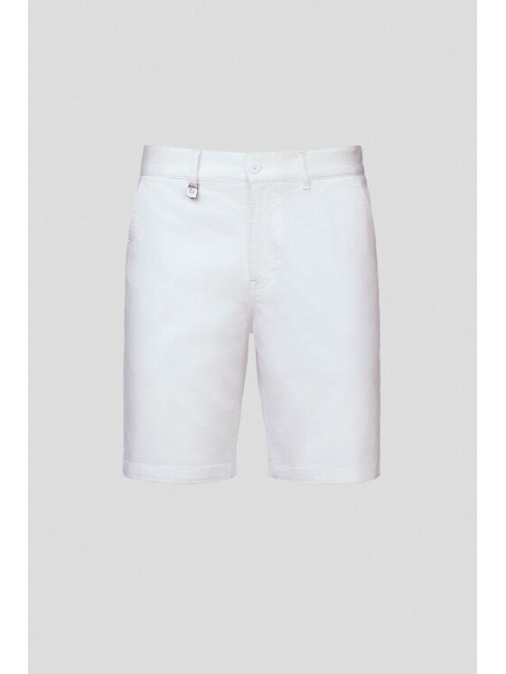 Lancerto Lancerto Szorty materiałowe Vaasa SZO082125000009 Biały Regular Fit