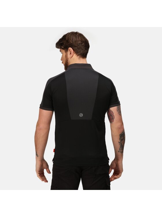Regatta Regatta Polo RG3572 Czarny Short Fit