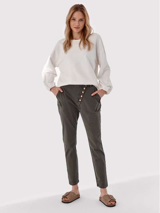 TATUUM Tatuum Pulóver Submisa T2207.046 Fehér Relaxed Fit