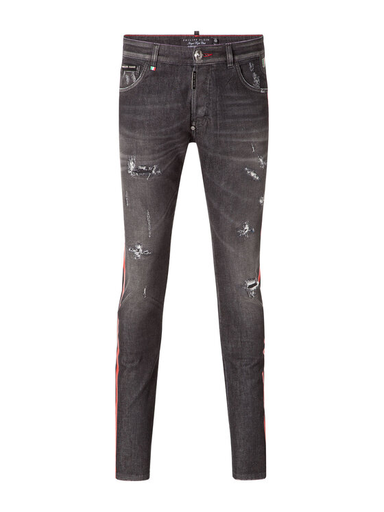PHILIPP PLEIN PHILIPP PLEIN Pantaloni di tessuto 30790 Nero Straight Fit