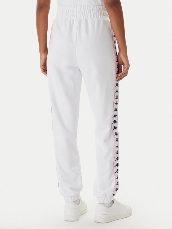 Kappa Kappa Спортивні штани Banda Adina 321Y8EW Білий Regular Fit