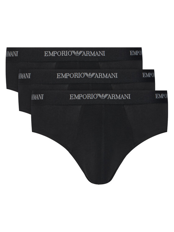 Emporio Armani Underwear Komplet 3 par slipów EM000258 AF14132 MC061 Czarny
