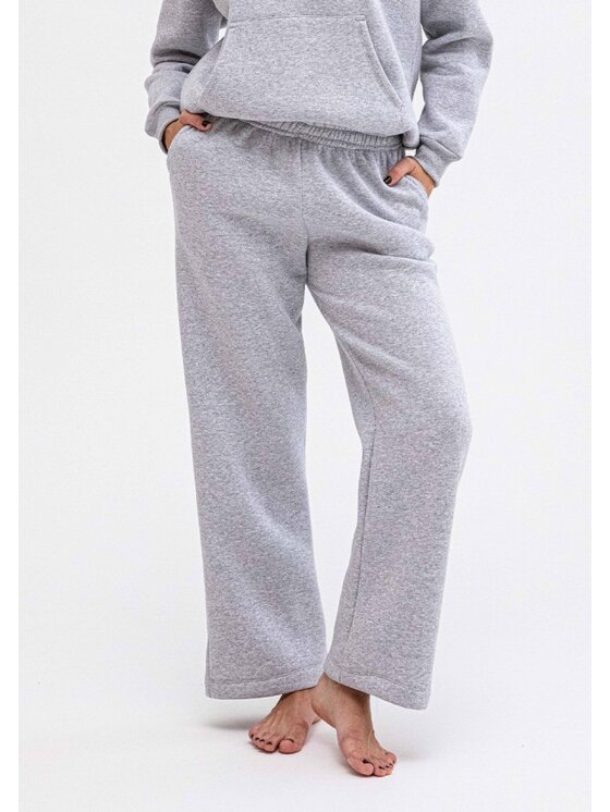 DKaren Sport DKaren Sport Spodnie dresowe DK-K-B9 Szary Classic Fit