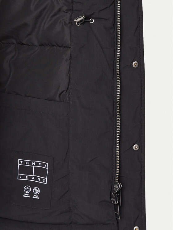 Tommy Jeans Tommy Jeans Parka City Ready DM0DM22251 Nero Relaxed Fit