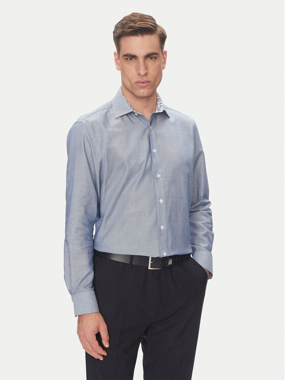 Pierre Cardin Košeľa C6 11004.0403 Modrá Slim Fit