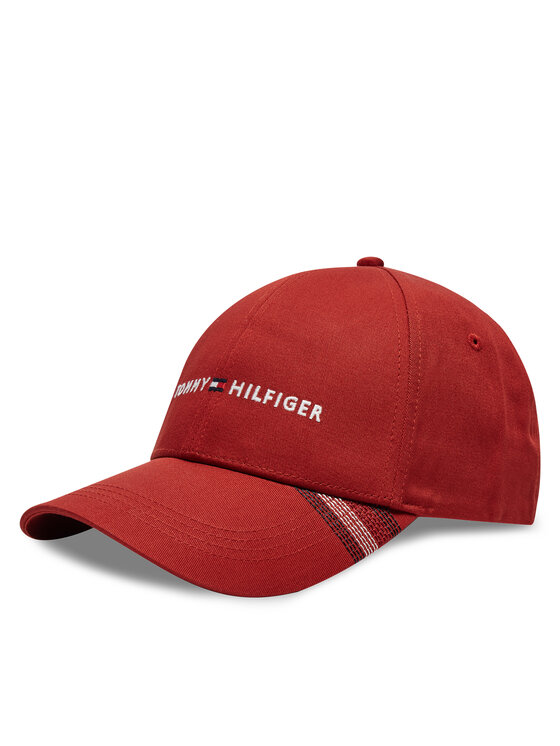 Tommy Hilfiger Tommy Hilfiger Cap Foundation Cotton 6 Panel Cap AM0AM12532 Rot