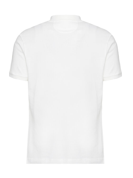 La Martina La Martina Tricou polo BPMP01 PK031 Alb Regular Fit