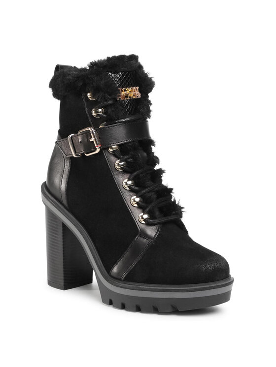 Tommy Hilfiger Bottines Tommy Warm Lined High Heel Boot FW0FW05187 Noir Modivo