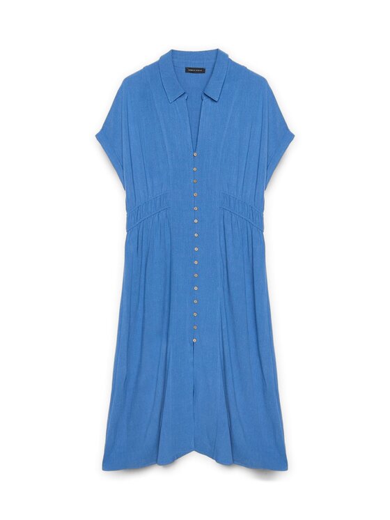 Fiorella Rubino Fiorella Rubino Vestito da giorno 7010T001647N024 Blu A-Line Fit