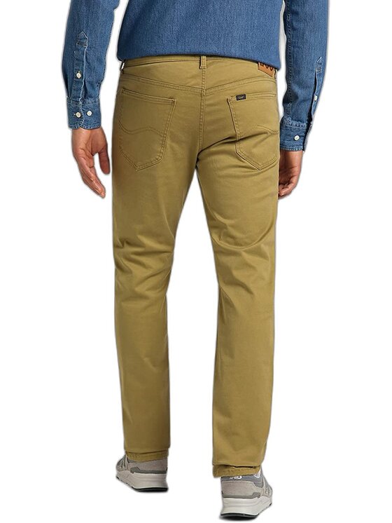 Lee Lee Jeansy DAREN ZIP FLY Brązowy Straight Fit