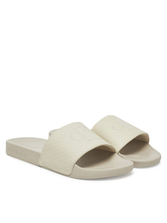 Calvin Klein Jeans Calvin Klein Jeans Plätud Slide Aop Print YM0YM01269 Beež