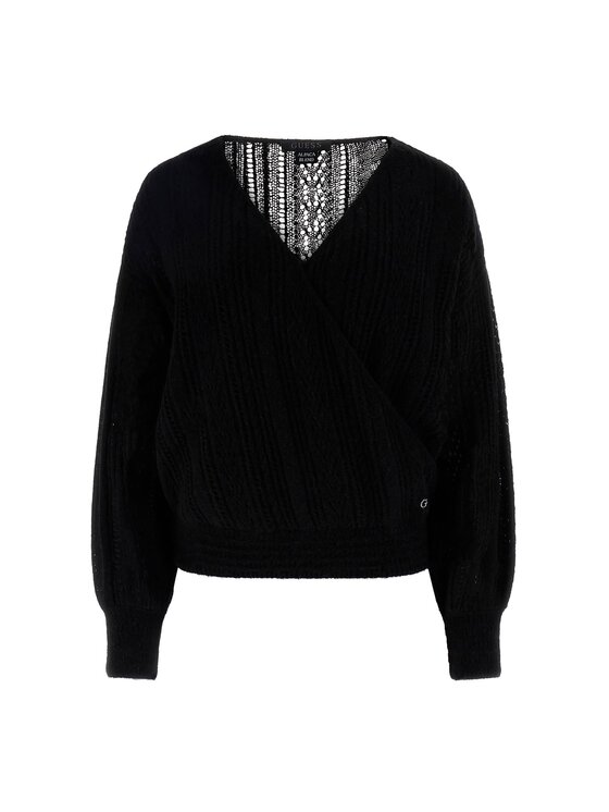 Guess Guess Sweter 178401 Czarny Classic Fit
