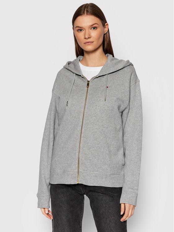 Zip Up Tommy Jeans Hoodie Grau Hoodie Hilfiger Sweatjacke Grau