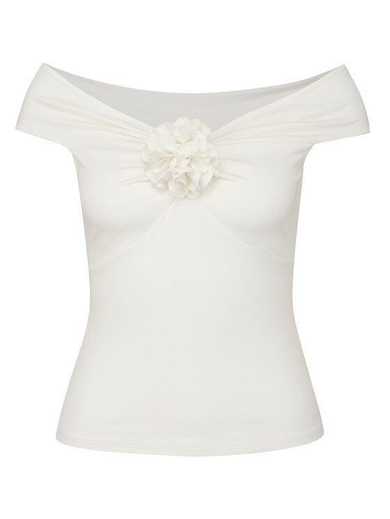 Orsay Orsay Bluzka 1000576044000__XXS Biały Regular Fit