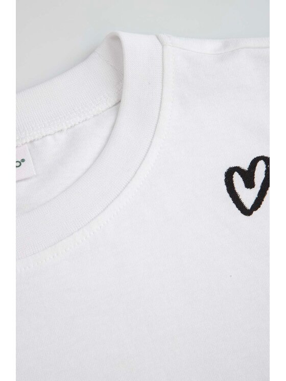 Coccodrillo Coccodrillo Tričko WC6143201RGJ-001 Biela Regular Fit
