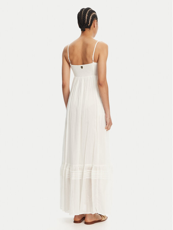 TWINSET TWINSET Ljetna haljina 251LM2WDD Bijela Regular Fit