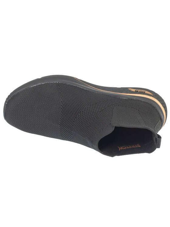 Skechers Skechers Buty do biegania Arch Fit S-Miles - Sock Walk Czarny